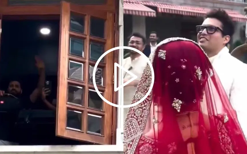 'DJ' Rohit Sharma dances to 'Aaj mere yaar ki shaadi hai’ to make wedding couple's day